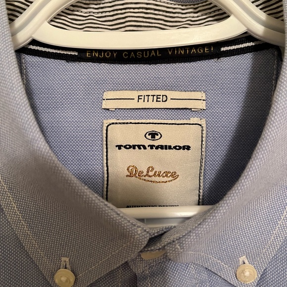 Tom Tailor button down Oxford long sleeve shirt - XL super slim fit - Picture 4 of 9